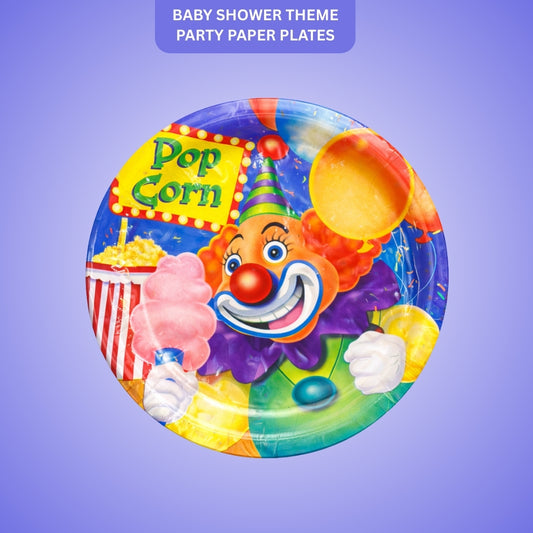 Circus Theme Party Cake/Starter Plates - 7 inches - 8PC