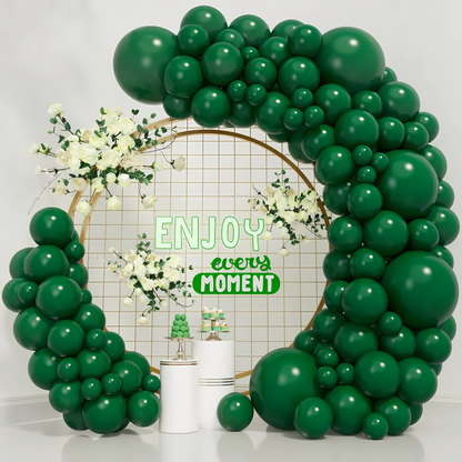 Dark Green Latex / Rubber Balloons - 9 inches - Bulk Pack - 50PC