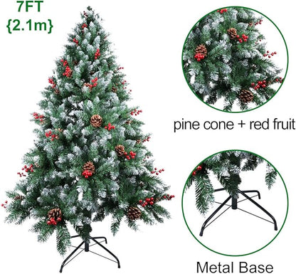 Pine & Cherry Fancy Christmas Tree - 10FT