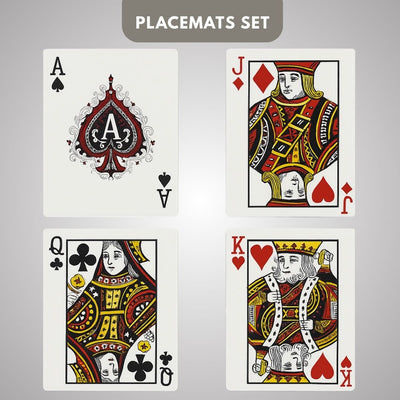 AKQJ Placemats Set of 4 - Wanna Party - front