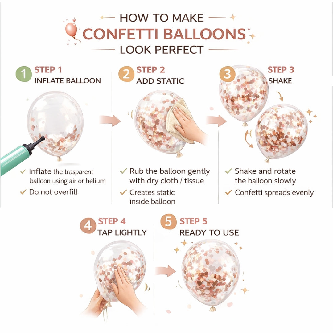Rose Gold Number 21 Balloon Set - 40 Inch -16 Pcs