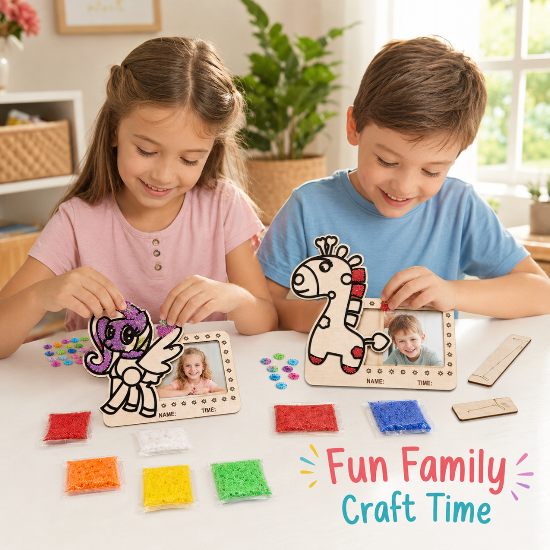 DIY Photo Frame Clay Painting Combo - Pack of 4 for Kids | Wanna Party - Image 6