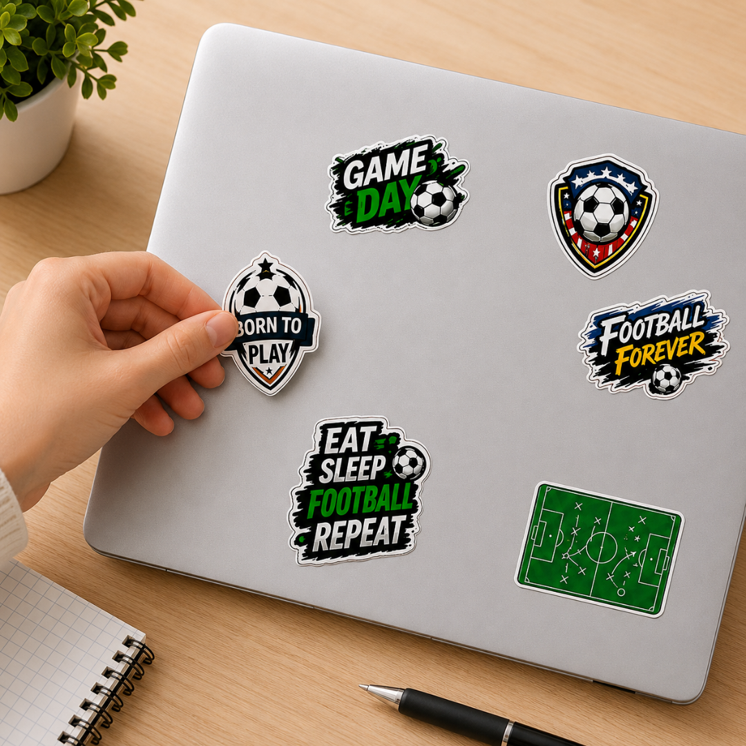 "Soccer Stickers 4 Sheets - Football Party Favors | Wanna Party" - Image 6