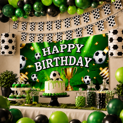 Soccer Theme Birthday Decoration Kit - 25PC
