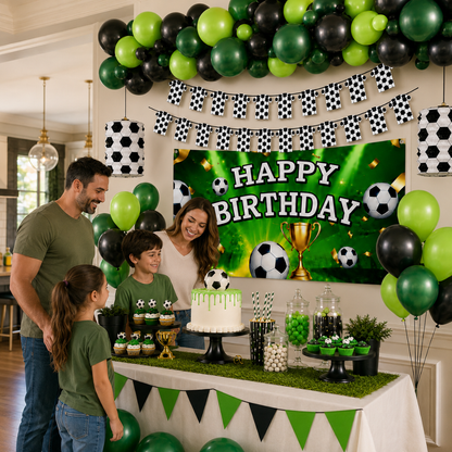 Soccer Theme Birthday Decoration Kit - 25PC