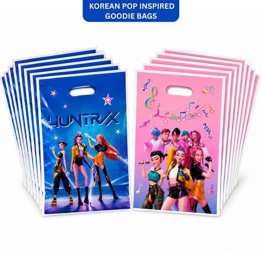 Blue Pink Korean Pop Goodie Bags - 20PC