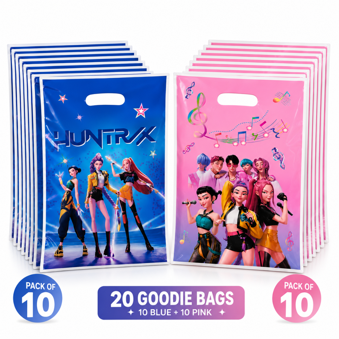 Blue Pink Korean Pop Goodie Bags - 20PC
