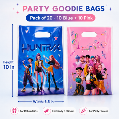 Blue Pink Korean Pop Goodie Bags - 20PC