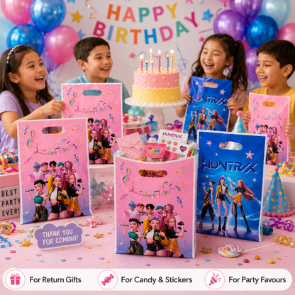 Blue Pink Korean Pop Goodie Bags - 20PC