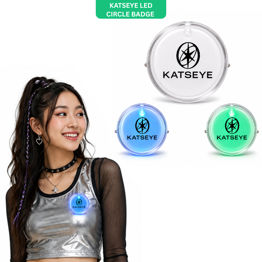 Katseye Inspired LED Light-Up Badge - 1PC