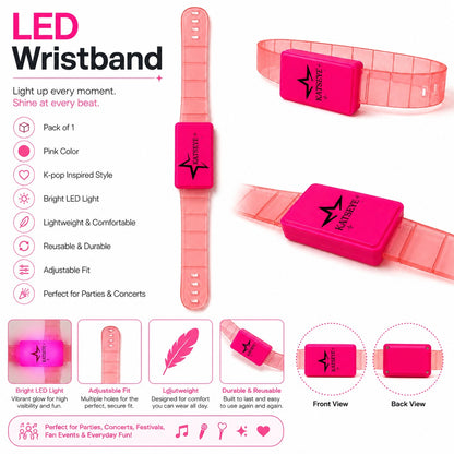 Katseye Inspired LED Wrist Band - 1PC