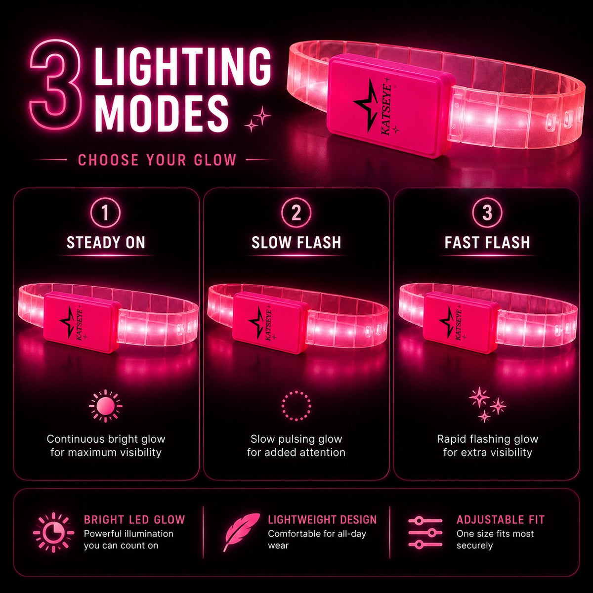 Katseye Inspired LED Wrist Band - 1PC