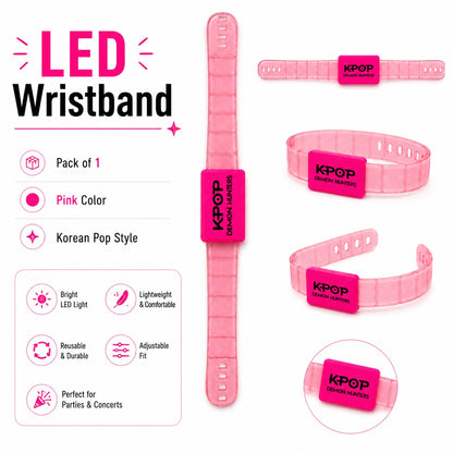 KPOP Demon Hunters LED Wrist Band - 1PC