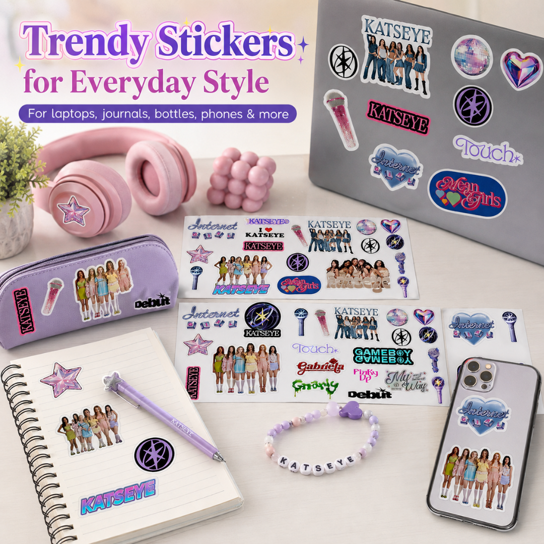 Katseye Vinyl Stickers - 4 Sheets