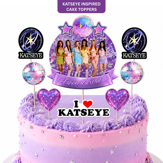 Katseye Inspired Cake Toppers
