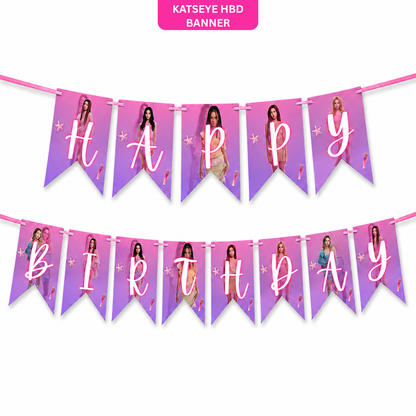 Katseye Inspired Happy Birthday Banner