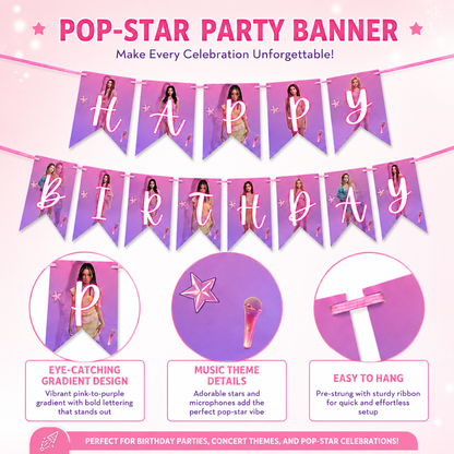 Katseye Inspired Happy Birthday Banner