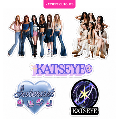 Katseye Inspired Party Cutouts - 5PC