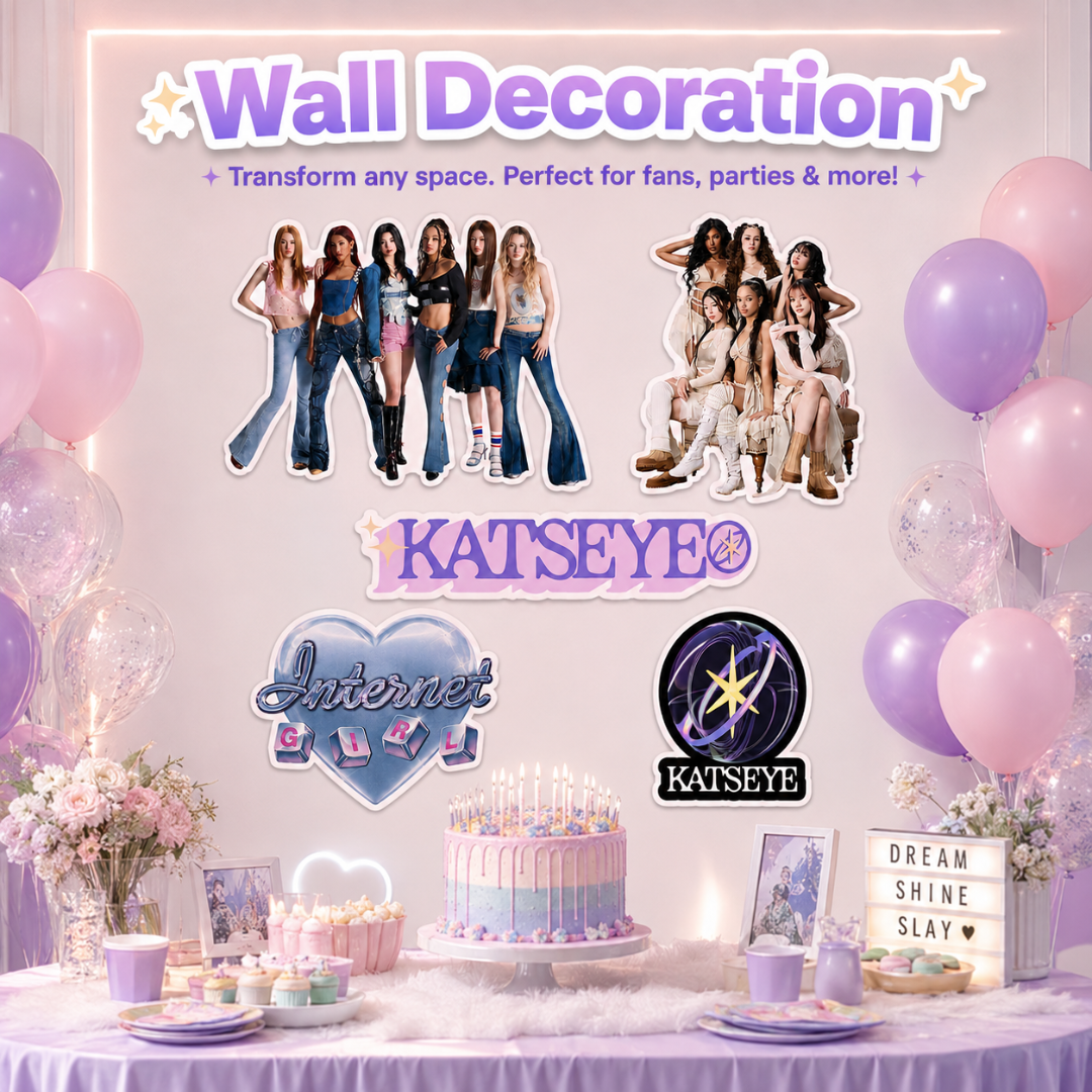 Katseye Inspired Party Cutouts - 5PC