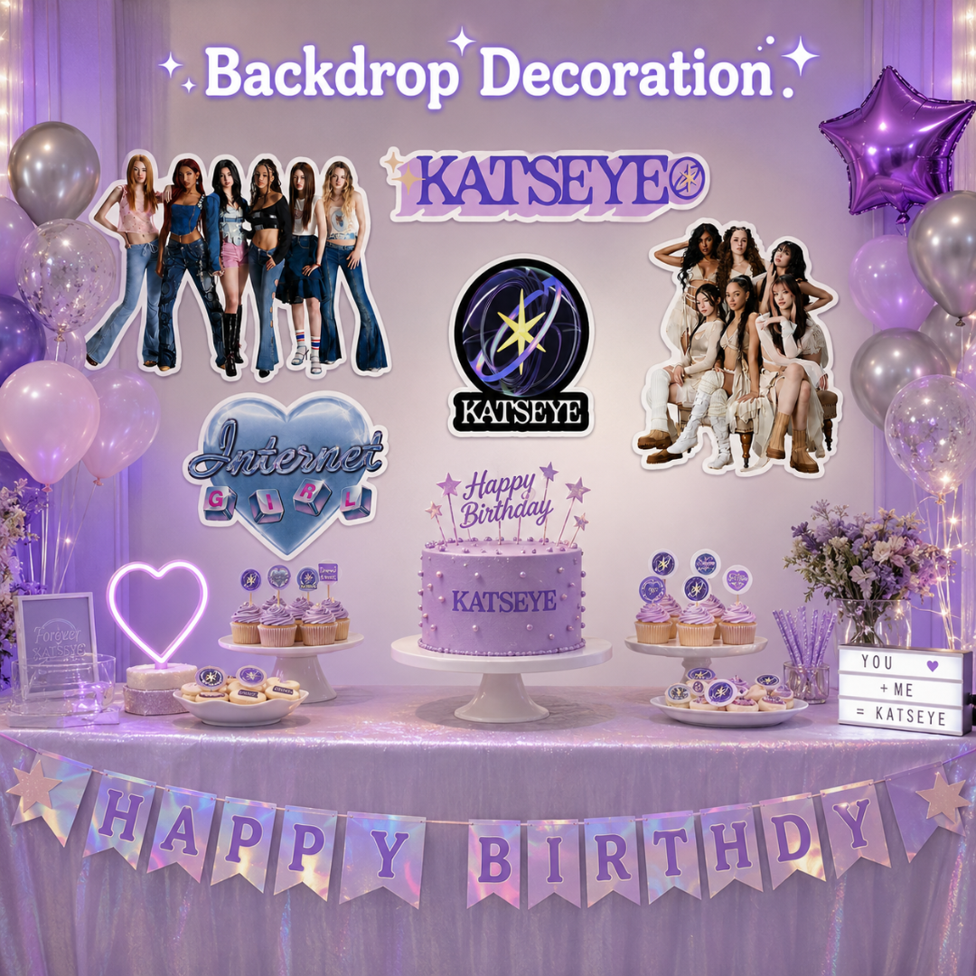 Katseye Inspired Party Cutouts - 5PC