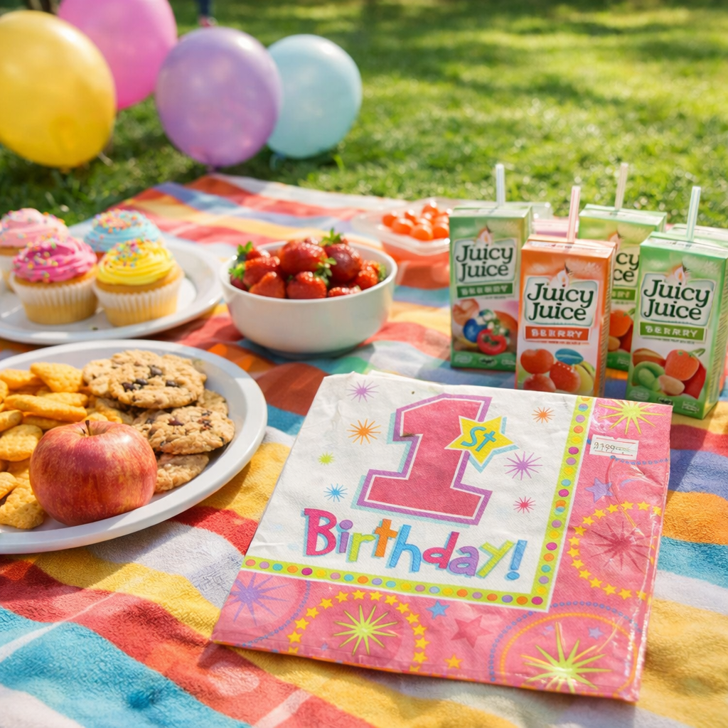 Lunch Napkin - ONE-DER FUL BIRTHDAY GIRL