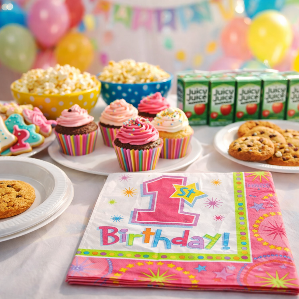 Lunch Napkin - ONE-DER FUL BIRTHDAY GIRL