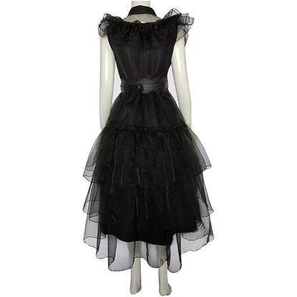 The Adams Family Wednesday Halloween Costume for Kids Size Age 7 to 9  Size L