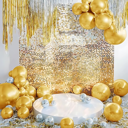 Gold Chrome Balloon - 10 inches - 50PC