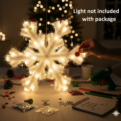 Foam Based Snow Flakes 12" - 1PC