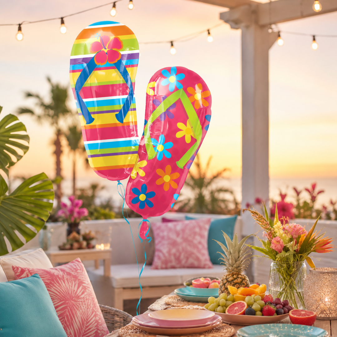 Flip Flop Slippers Foil Balloon
