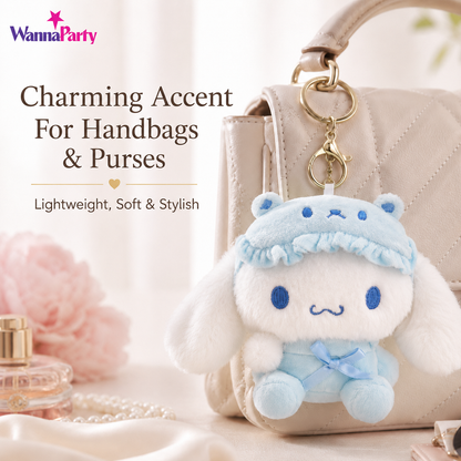 Cinnamon Roll Plushy Key Chain - 1PC
