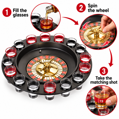 Drinking Roulette Game - Size - 12 inches