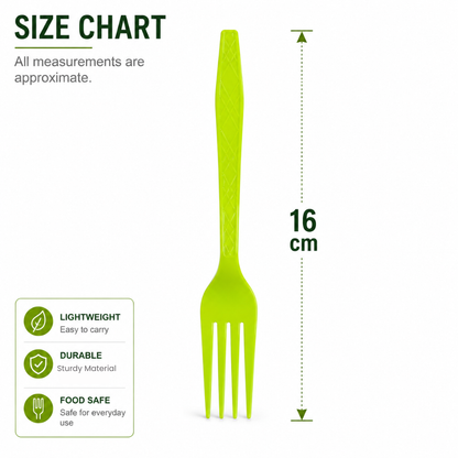Lime Green Forks - 20PC