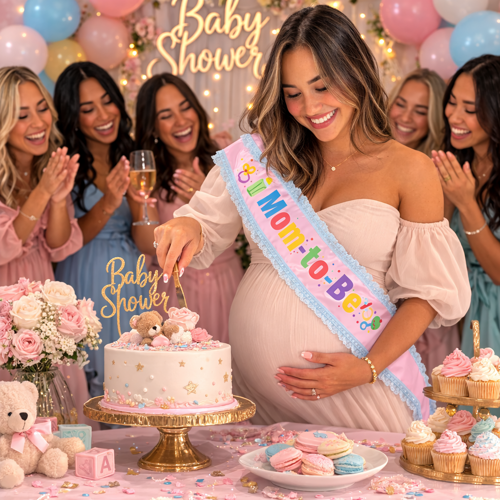 Mom To Be Sash Baby Shower - 1 Pc