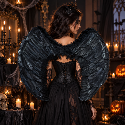 Devil Black Wings for Halloween/ Theme Party - 1PC