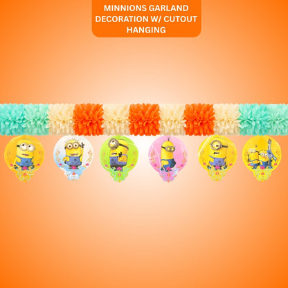 Minnions Garland Decoration w/ Cutout Hanging - 10