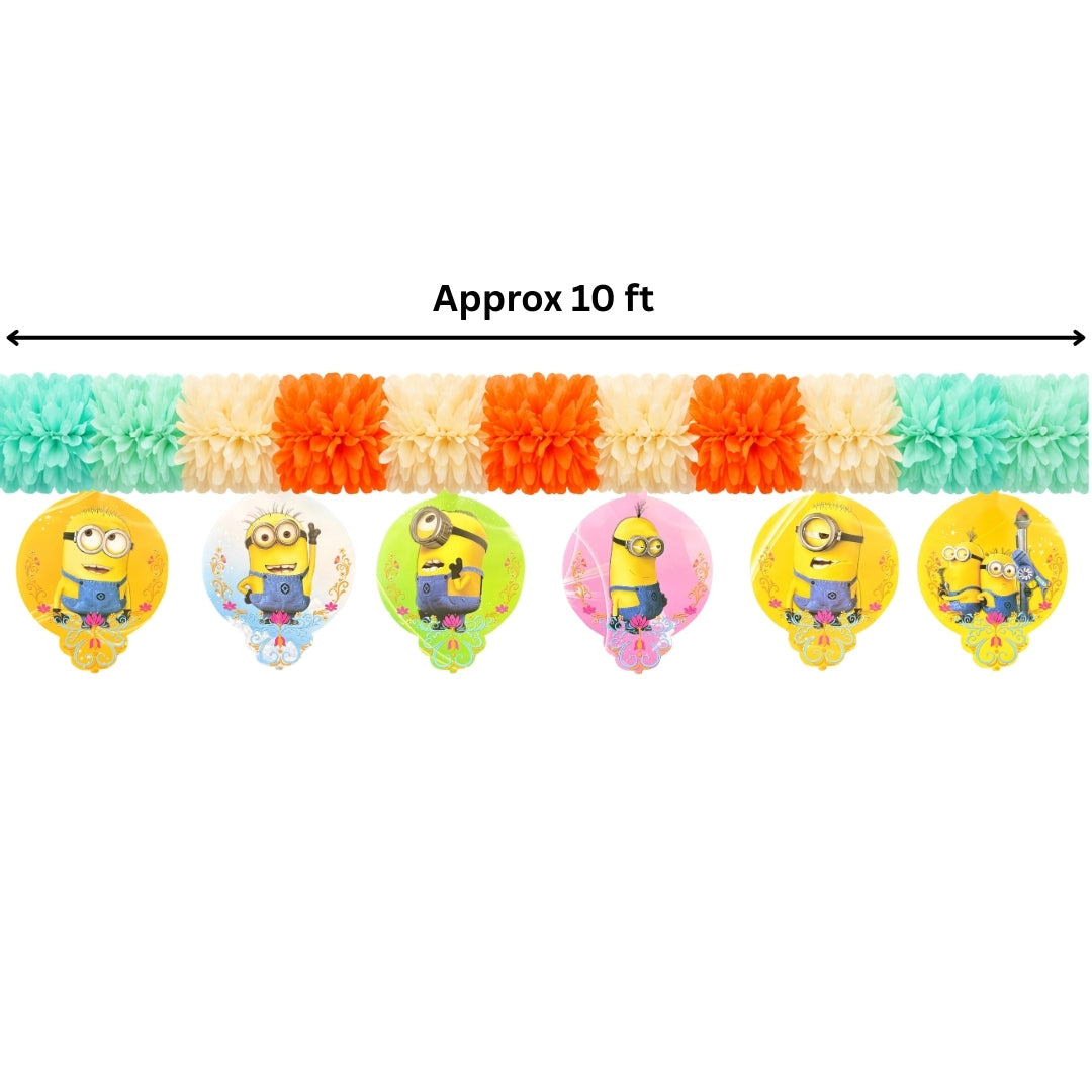 Minnions Garland Decoration w/ Cutout Hanging - 10