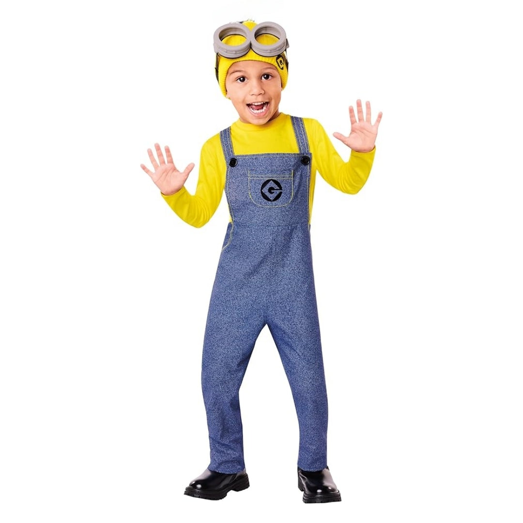 Yellow Minions Despicable Me Jumpsuit Costume - Size M - Age 5 to 7 Years
