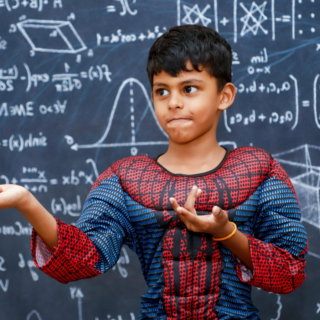 Fancy Spiderman Muscle Costume for Kids
