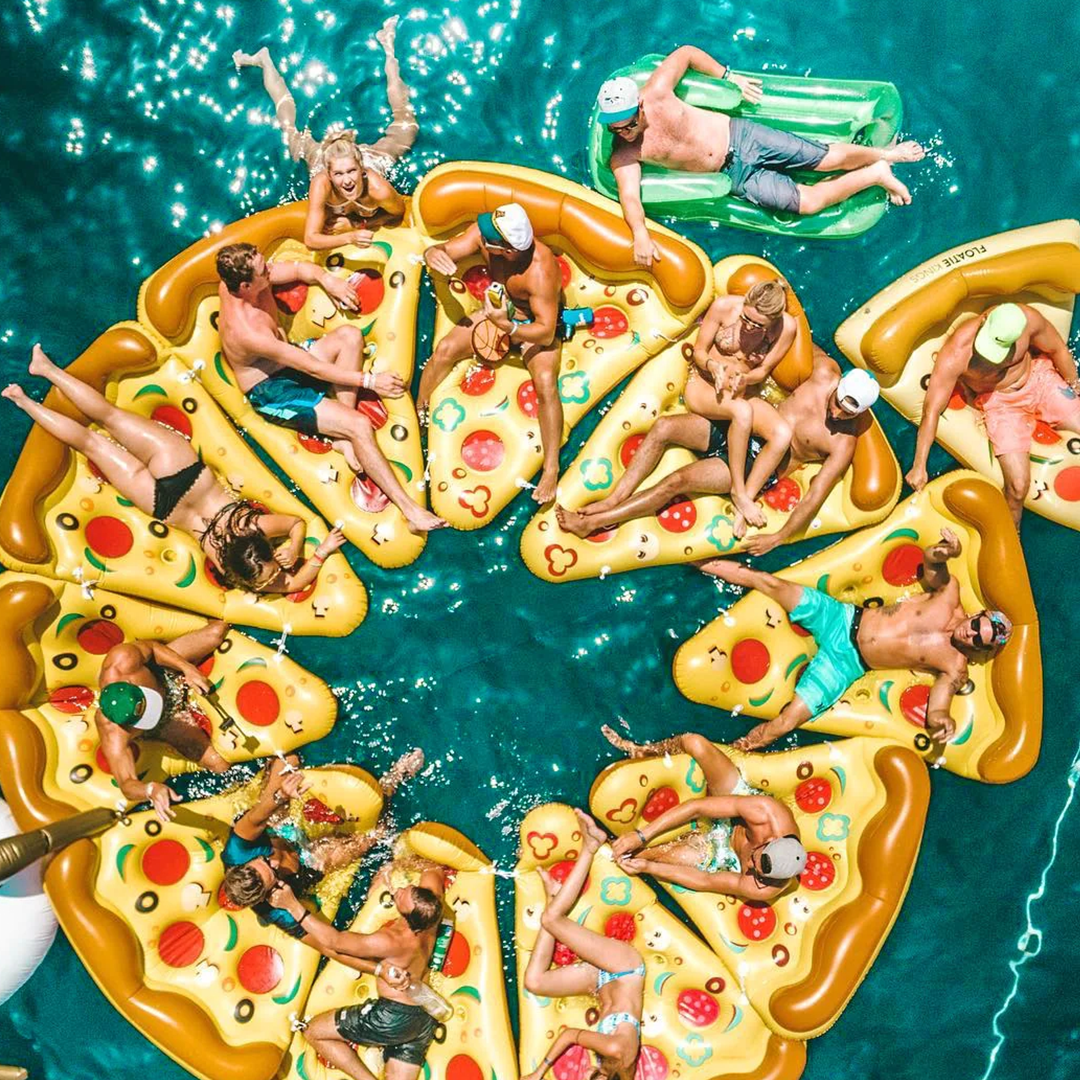 Pizza Slice Inflatable Pool Float - 6FT X 5FT
