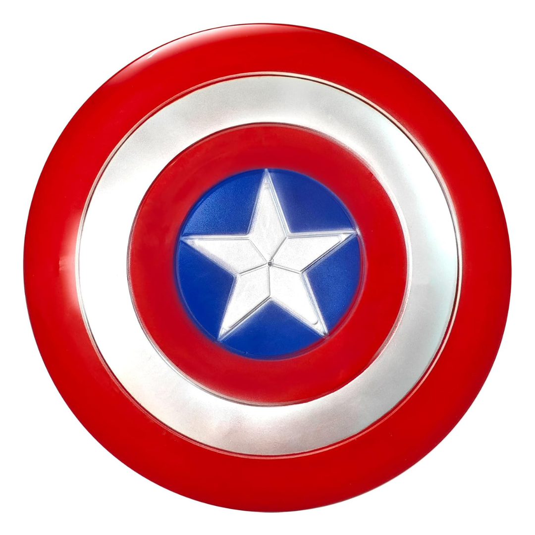 Capt U.S Superhero Circular Shield w/ Body Strap - 16inches - 1PC - Wanna Party - front