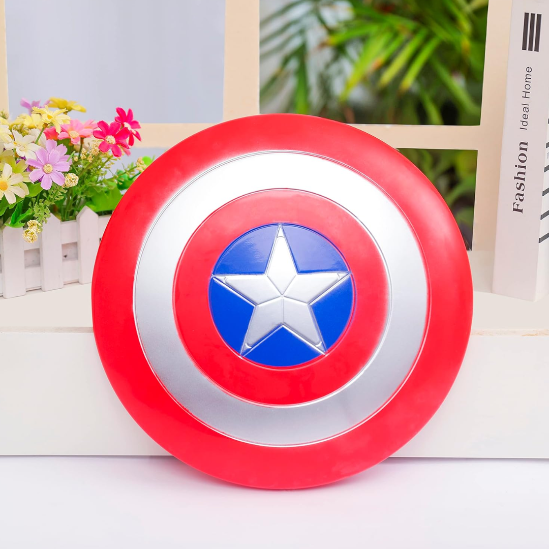 Capt U.S Superhero Circular Shield w/ Body Strap - 16inches - 1PC - Wanna Party - packaging
