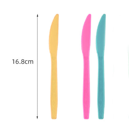 Assorted Pastel Multicolor Butter Knife for Tableware Decor - 24PC