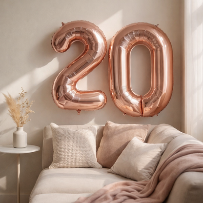 40 Numerical 2 Rose Gold Balloon-1PC