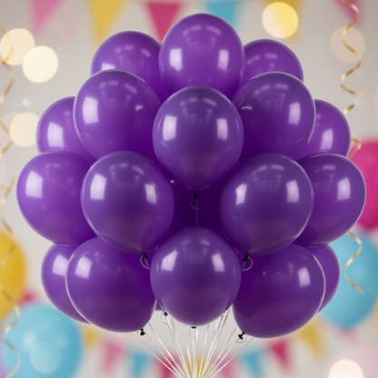 Balloon in a Can Purple Latex Balloons (Pack of 20)