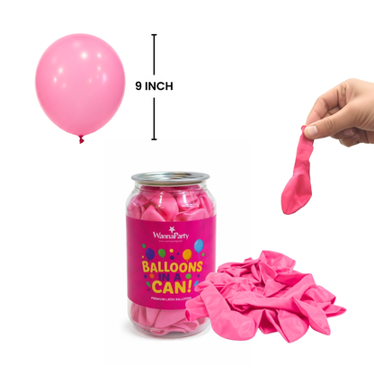 Balloon in a Can Light Pink Latex Balloons (Pack of 20)