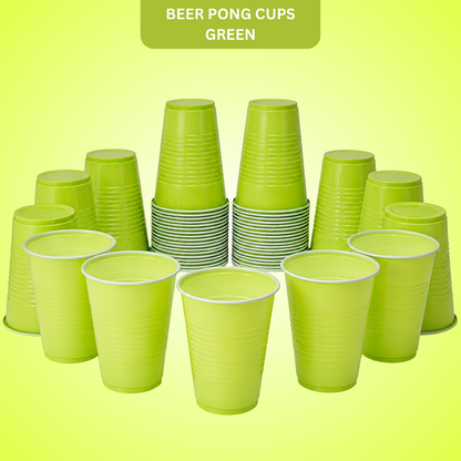 Beer Pong Cups Green - 20PC