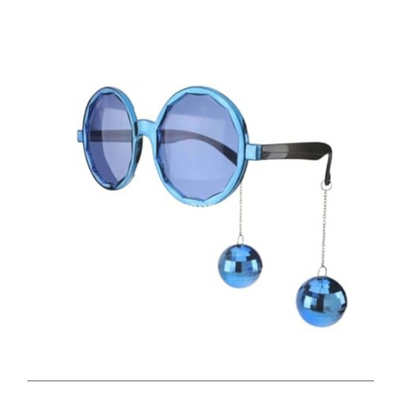 Disco Ball Shades Blue - Fun Party Favor - 1PC