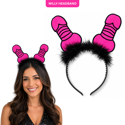 Bachelorette Party Willy Headband - 1PC