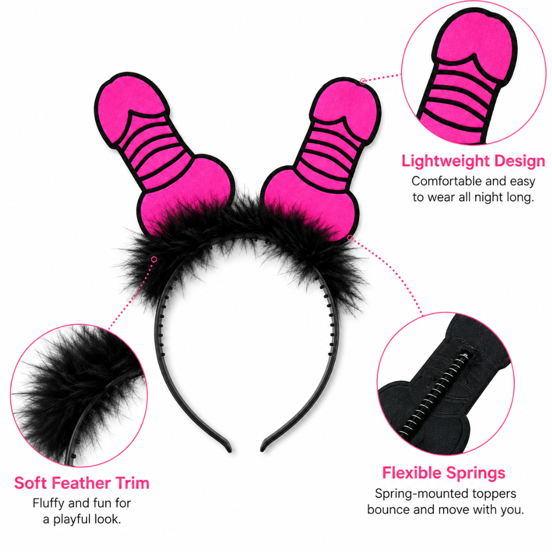 Bachelorette Party Willy Headband - 1PC